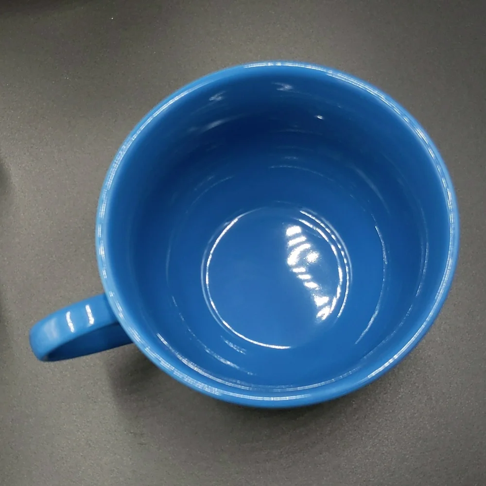 Mom Boss Coffee Tea Mug Paper Source Large Blue Metallic Gold